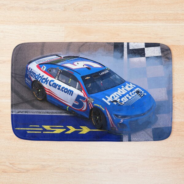 Item preview, Kyle Larson doing donuts on the finish line to celebrate his victory in his 2025 Nascar Cupcar abstract designed and sold by Rodissimus1984.
