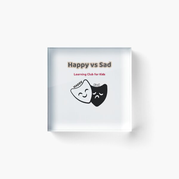 Item preview, Happy vs Sad – Learning Emotions for Kids designed and sold by AME Kids Designs.