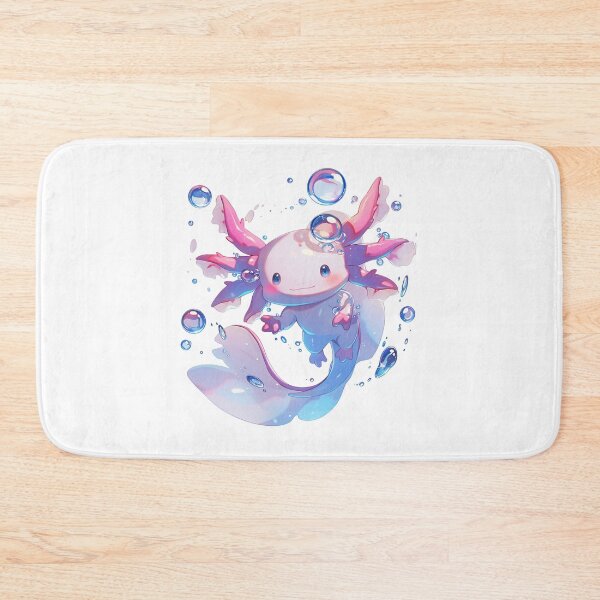 Item preview, Cute happy axolotl bubbles designed and sold by SMARTKIT  DESIGNAGENCY.