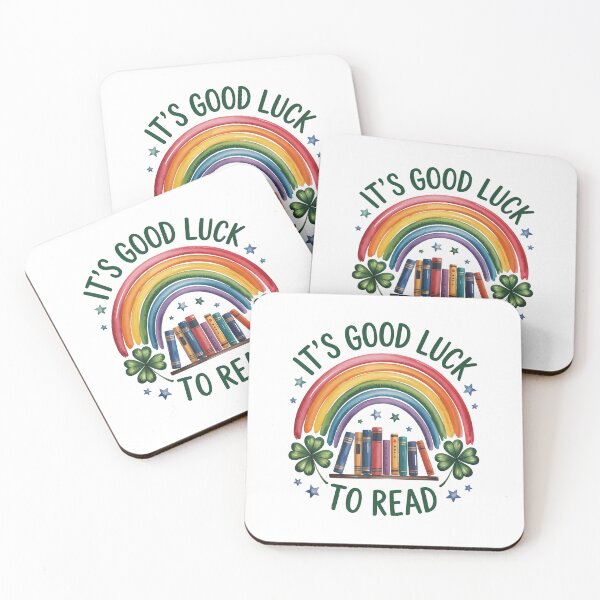 Item preview, It's Good Luck to Read  designed and sold by jkrphoto.