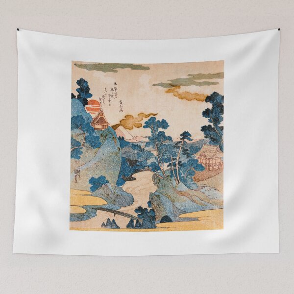 Item preview, Evening View of Mount Fuji - Vintage Ukiyo-e Landscape designed and sold by Open Canvas.