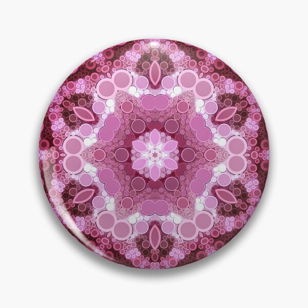 Item preview, Pink and Magenta Symmetrical Pattern ~ 12.15.25.4 designed and sold by ArtByLeanie123.
