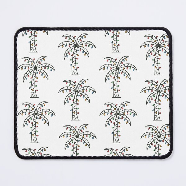 Item preview, Palm tree with Christmas lights designed and sold by The Cozy Cauldron.