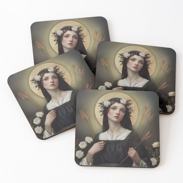Item preview, Saint Dorothy of Montau designed and sold by SanctifiedSouls.