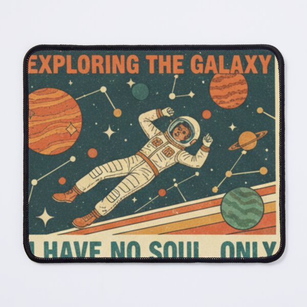 Item preview, Out of Office Exploring the Galaxy: Sarcastic Retro Astronaut T-Shirt & Funny Work Escape Gift designed and sold by MonaRose_Art.