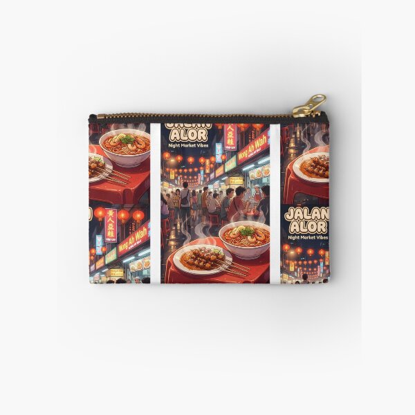 Item preview, Mercado nocturno de Jalan Alor - Comida callejera de Kuala Lumpur Satay y Laksa Art designed and sold by Digital Dreams Arts.