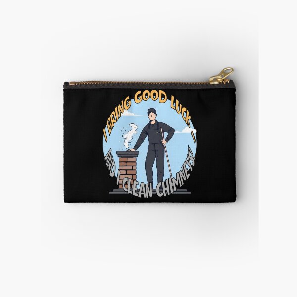 Item preview, I Bring Good Luck and I Clean Chimneys – Funny Chimney Sweep Illustration designed and sold by TestudoDesign.