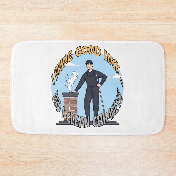 Item preview, I Bring Good Luck and I Clean Chimneys – Funny Chimney Sweep Illustration designed and sold by TestudoDesign.