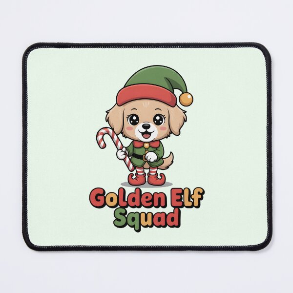 Item preview, Golden Elf Squad Christmas Golden Retriever Puppy Gift designed and sold by BlizzStyle.