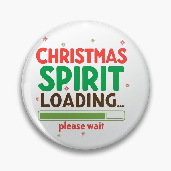Item preview, Christmas Spirit Loading – Funny Holiday Loading Bar Shirt designed and sold by EchopawCo.