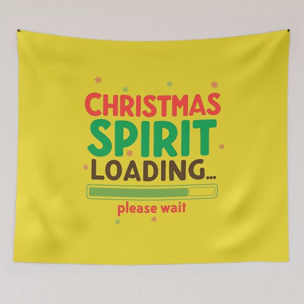 Item preview, Christmas Spirit Loading – Funny Holiday Loading Bar Shirt designed and sold by EchopawCo.