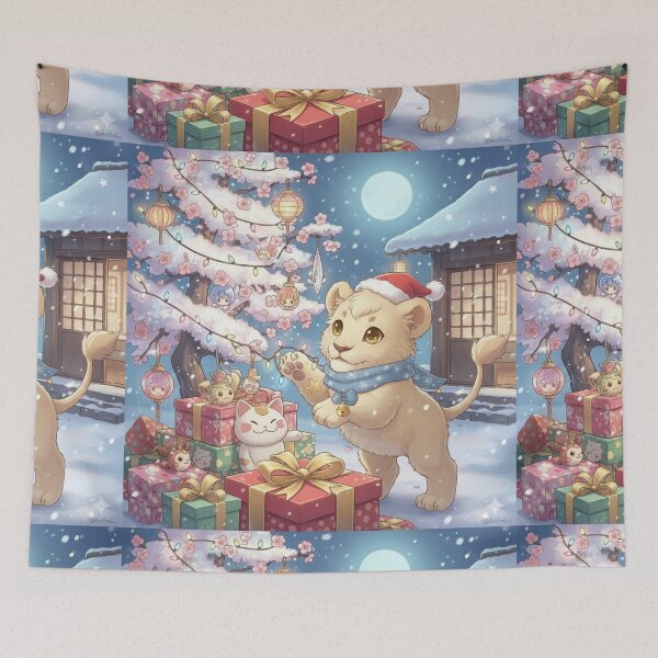 Item preview, Lion cubs first Christmas  designed and sold by HuntsmithMerch.