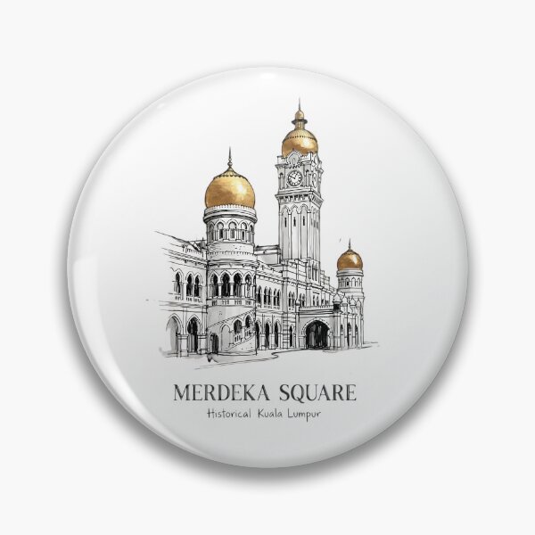 Item preview, Sultan Abdul Samad Building - Merdeka Square Historical Sketch designed and sold by Digital Dreams Arts.