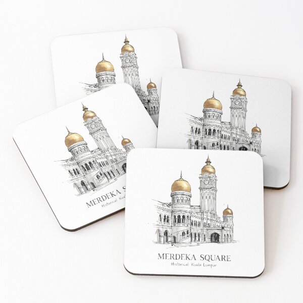 Item preview, Sultan Abdul Samad Building - Merdeka Square Historical Sketch designed and sold by Digital Dreams Arts.