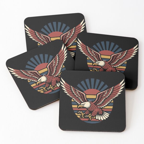 Item preview, Soar Free Eagle – Vintage American Nature designed and sold by ARTReMi.