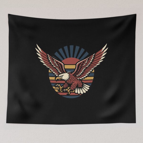 Item preview, Soar Free Eagle – Vintage American Nature designed and sold by ARTReMi.