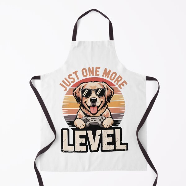 Item preview, JUST ONE MORE LEVEL Gaming Dog Art designed and sold by ZuToMi.