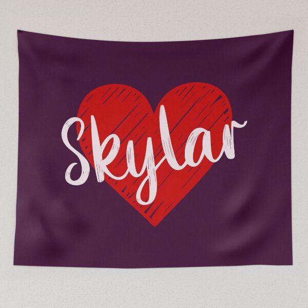 Item preview, Skylar Name Red Heart  designed and sold by Jeallan Designs.