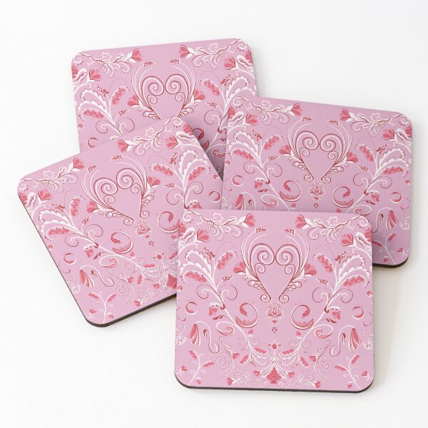 Item preview, Blushing Damask — Soft Vintage Floral Pattern designed and sold by akneeland603.