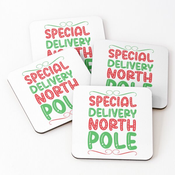 Item preview, Special Delivery North Pole - Santa's Gift Tag Design designed and sold by FuzionRaptor.