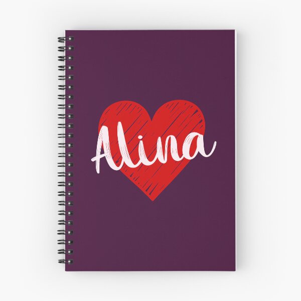 Item preview, Alina Name Red Heart  designed and sold by Jeallan Designs.