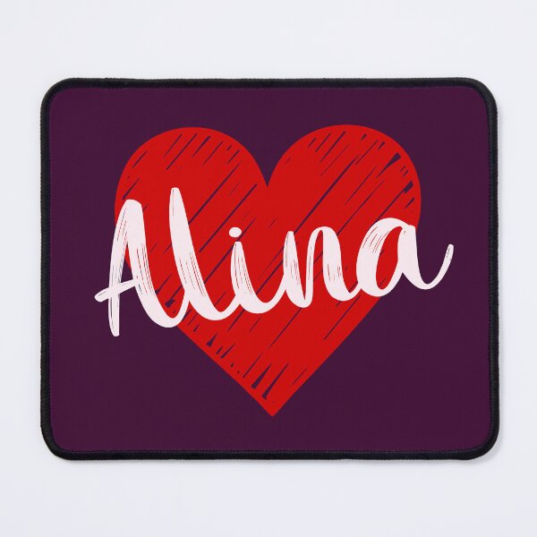 Item preview, Alina Name Red Heart  designed and sold by Jeallan Designs.