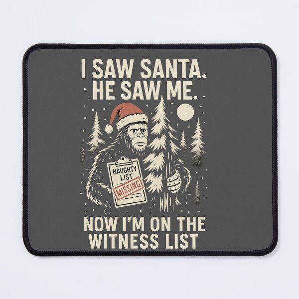 Item preview, Bigfoot Witness Protection Christmas Sighting designed and sold by CosmicScare10.