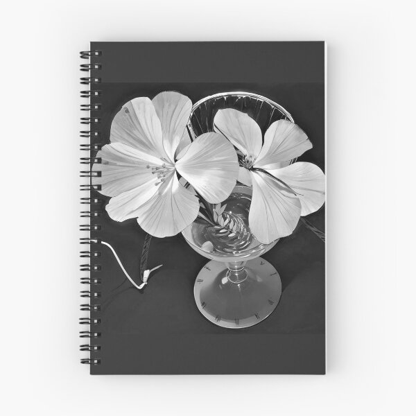 Item preview, Two BW Flowers in a Glass Cup designed and sold by Jasna Dragun.