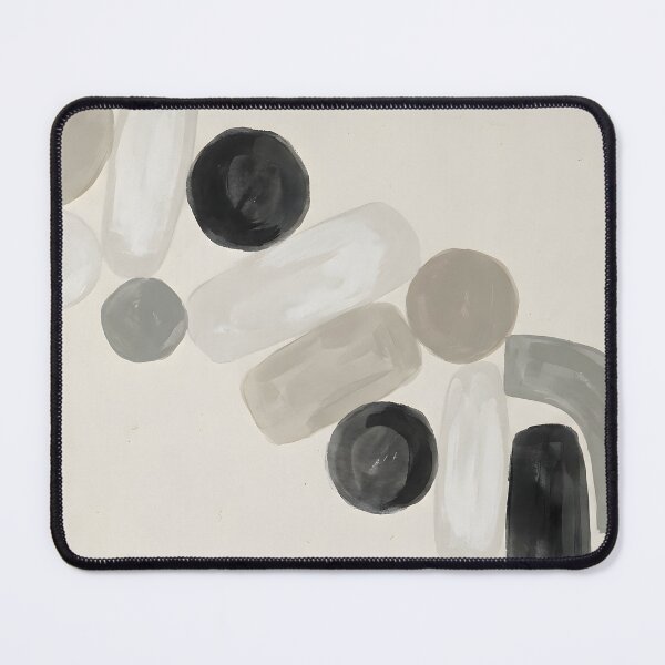 Item preview, Minimalist Abstract Wall Art – Neutral Organic Shapes Poster, Modern Japandi Aesthetic Home Decor, Contemporary Beige Art Print designed and sold by AbstractAuraArt.
