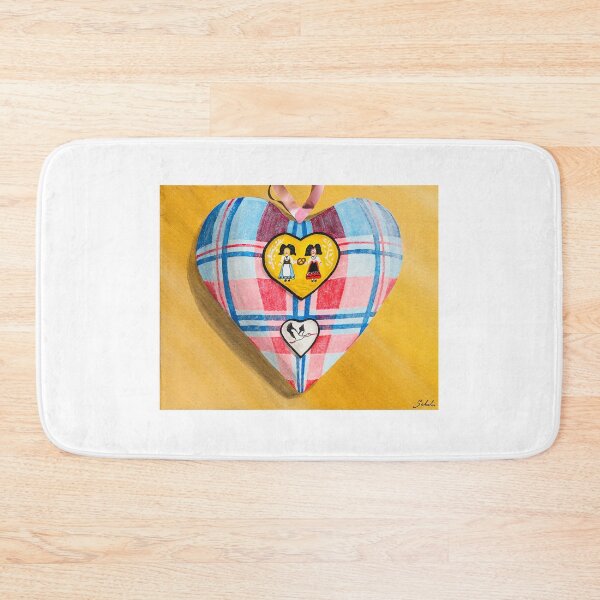 Item preview, Alsatian heart made of Alsatian kelsch with pretzel and Alsatian women designed and sold by Valérie SCHULER.