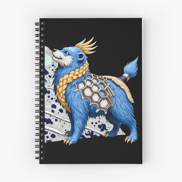Item preview, Blue Dog Yokai Spirit - Guardian of the Golden Hives designed and sold by VincentLitoux.