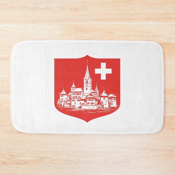Item preview, Bern Switzerland Flag designed and sold by SMARTKIT  DESIGNAGENCY.