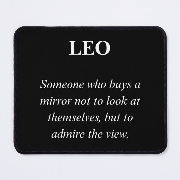 Item preview, Funny Leo Definition - Sarcastic Zodiac Typography designed and sold by JonyDG.