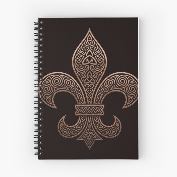 Item preview, Fleur De Lys Celtic Knot Irish French Fusion Heritage Symbol designed and sold by ProjectNoah.