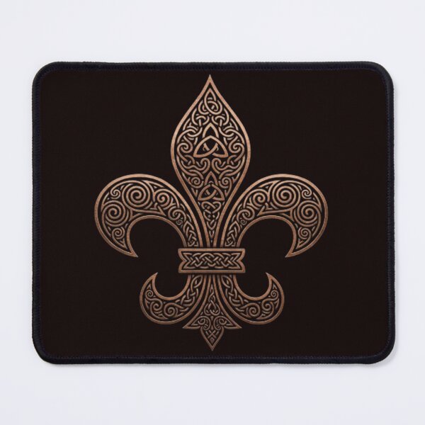 Item preview, Fleur De Lys Celtic Knot Irish French Fusion Heritage Symbol designed and sold by ProjectNoah.