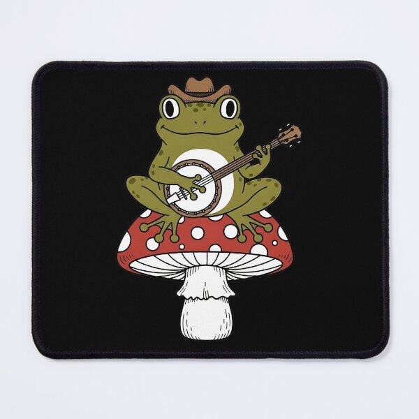 Item preview, Honky Tonk Toadstool Banjo Frog designed and sold by DesignedByMarty.