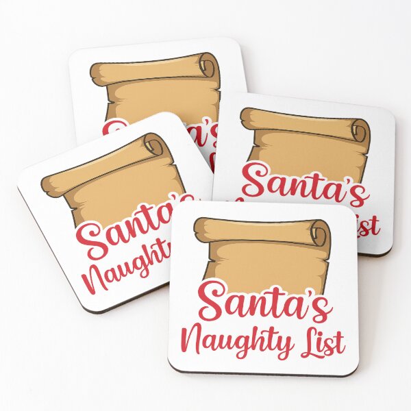 Item preview, Santa's Naughty List designed and sold by HBK ACCESSORIES.