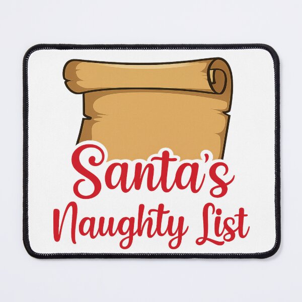 Item preview, Santa's Naughty List designed and sold by HBK ACCESSORIES.