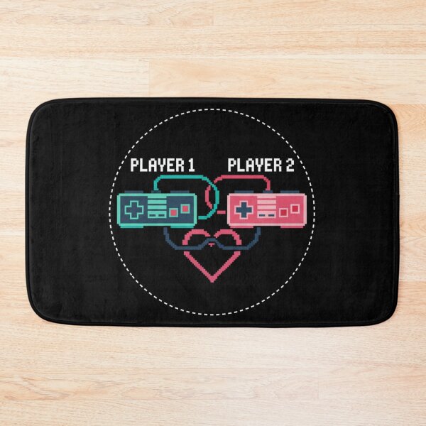 Item preview, Player 1 & Player 2 – Retro Gamer Valentine designed and sold by ARTReMi.