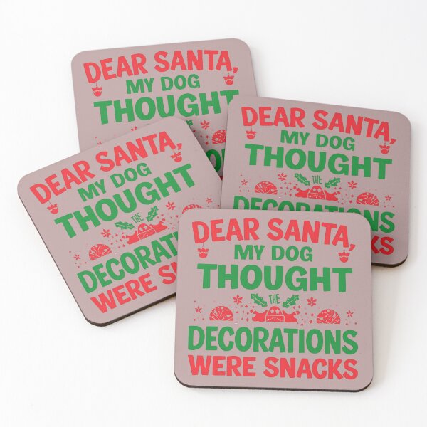 Item preview, Dear Santa My Dog Thought the Decorations Were Snacks – Funny Christmas Dog Shirt designed and sold by EchopawCo.