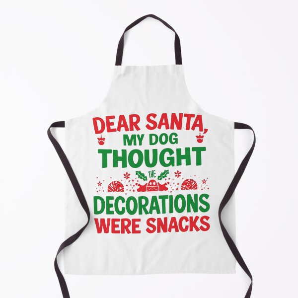 Item preview, Dear Santa My Dog Thought the Decorations Were Snacks – Funny Christmas Dog Shirt designed and sold by EchopawCo.