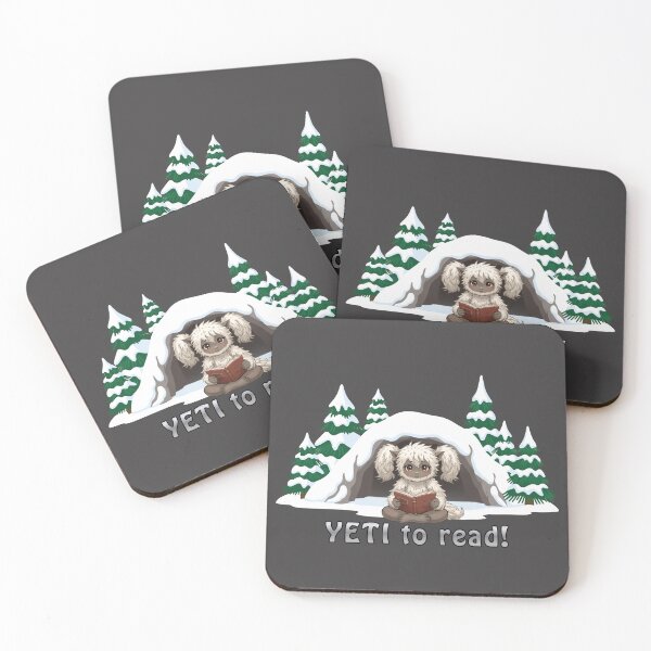 Item preview, Yeti to read! designed and sold by MrsGGallery.