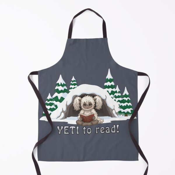 Item preview, Yeti to read! designed and sold by MrsGGallery.