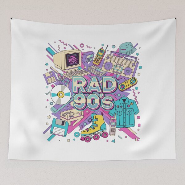 Item preview,  Sentimental 90s Logo – Retro Memories & Iconic 1990s Vibes designed and sold by GlobalBoom.