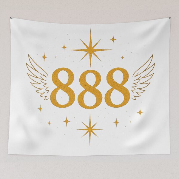 Item preview, 888 Angel Number Abundance Wings designed and sold by HiteshArt111.