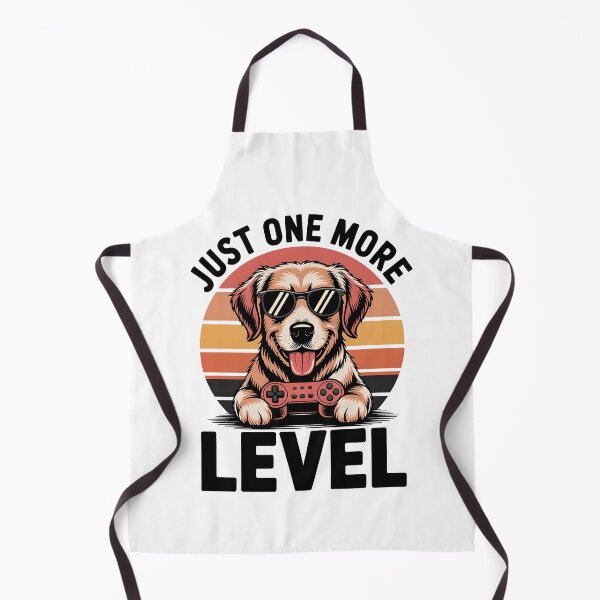 Item preview, JUST ONE MORE LEVEL Gamer Dog Art designed and sold by ZuToMi.