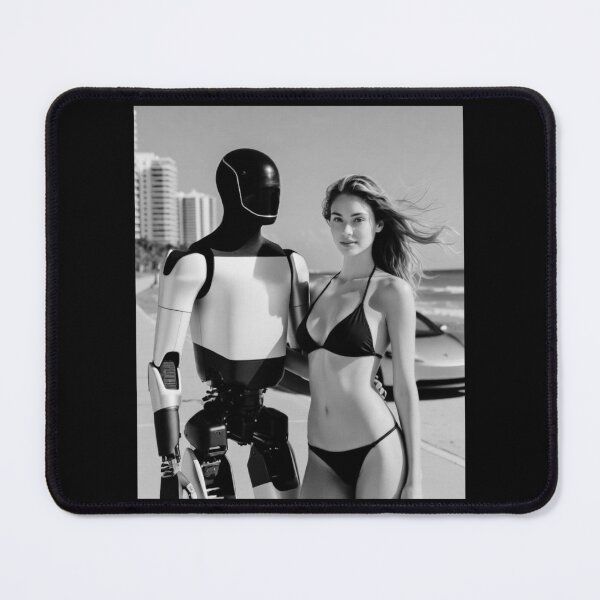 Item preview, tesla humanoid robot art designed and sold by TEEJAMBOREE.