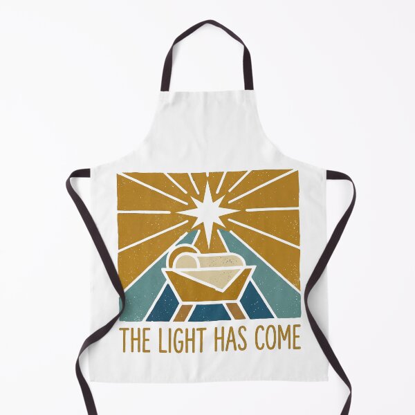 Item preview, The Light Has Come – Nativity Star Christian Christmas Art designed and sold by ThePurpleMelon.