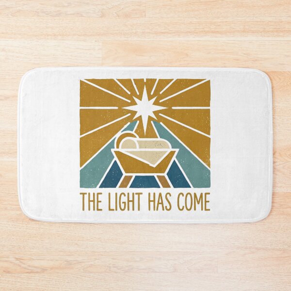 Item preview, The Light Has Come – Nativity Star Christian Christmas Art designed and sold by ThePurpleMelon.