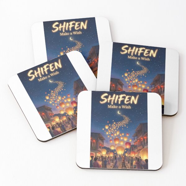 Item preview, Shifen Old Street Sky Lanterns - Make a Wish Taiwan Art designed and sold by Digital Dreams Arts.
